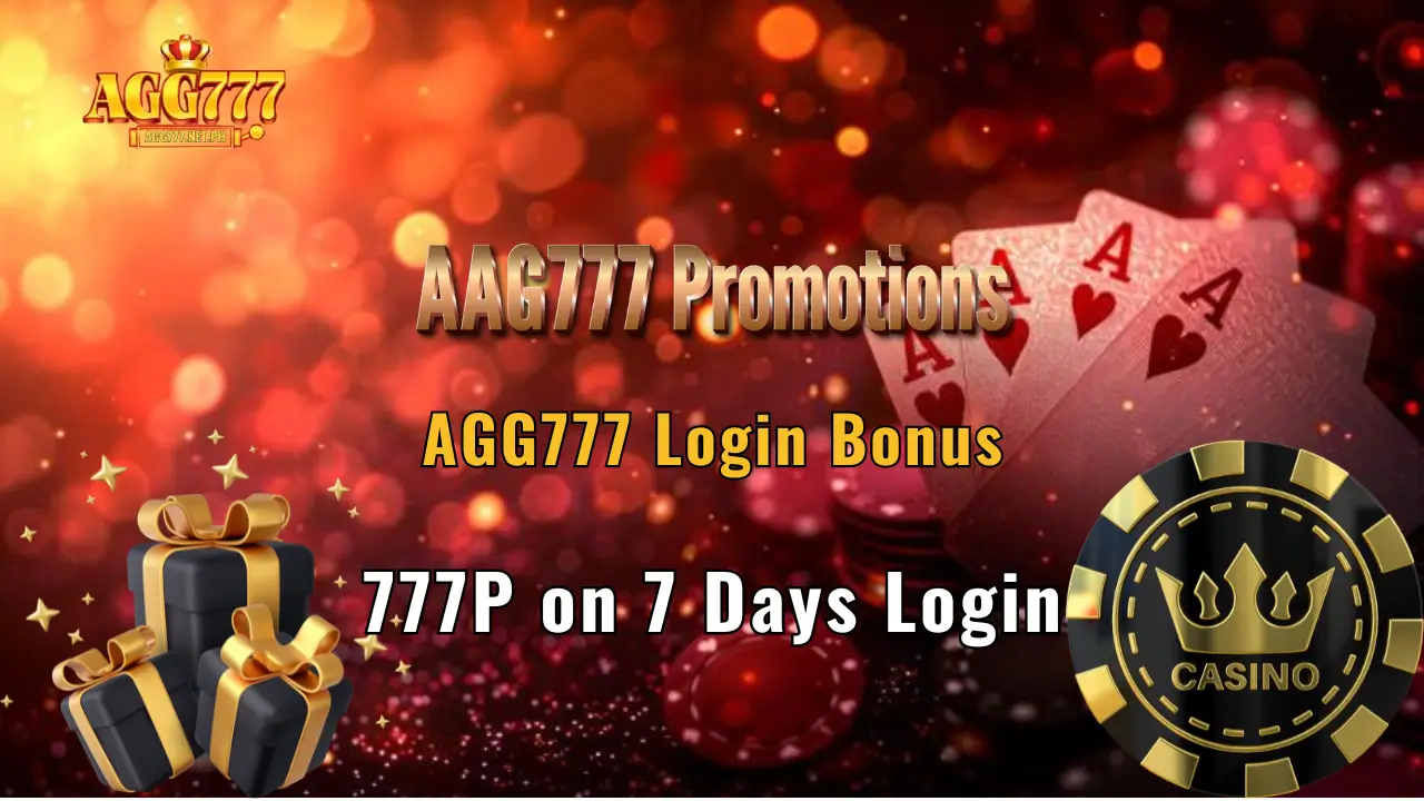 Exclusive AGG777 Login Bonus Promotions