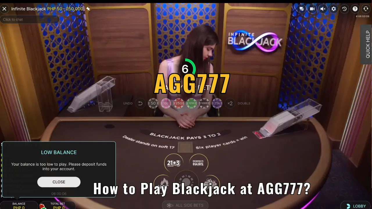 How to Play Blackjack at AGG777?