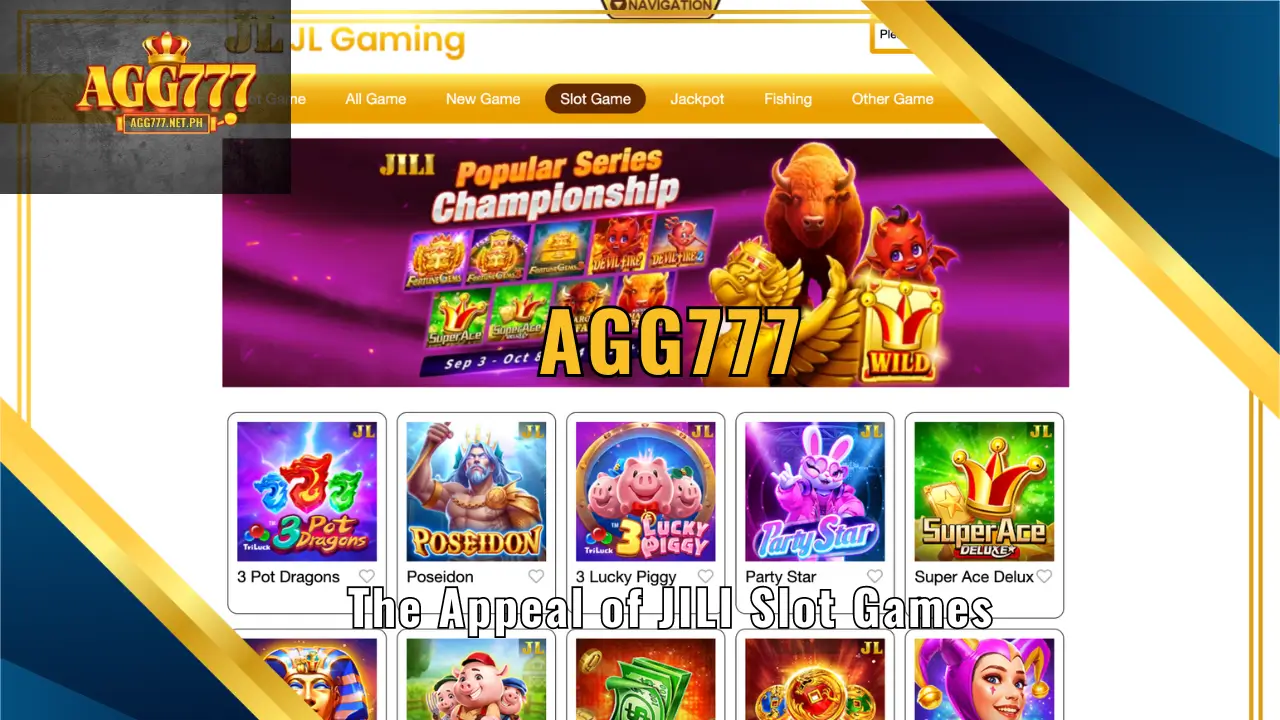 The Appeal of JILI Slot Games 